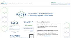 Desktop Screenshot of pacle.org